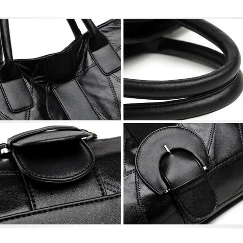 3-Piece Retro Shoulder Bag Set for Women