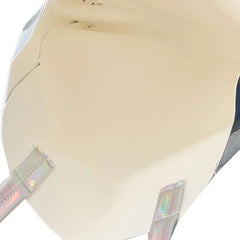 Women Laser Hologram Shoulder Bag Large Capacity Tote Silver