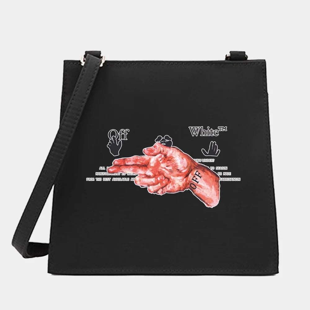 Women Square Bags Shoulder Crossbody Hand Series Pattern Tote Messenger