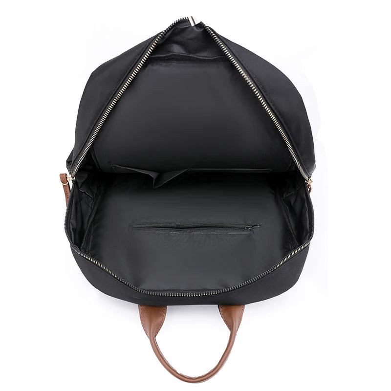 Casual Large Capacity Women's Backpack Nylon Fabric Single Shoulder Bag
