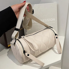 Leisure Rhombus Cylinder Shoulder Bag High Ladies Shoulder Bag