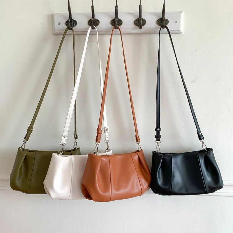 Women's Soft PU Leather Small Shoulder Crossbody Bag