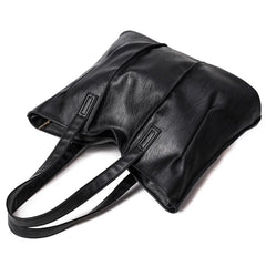 Women's PU Leather Large Tote Bag Shoulder Handbag