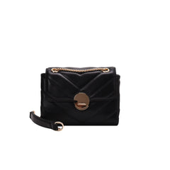Women's PU Leather Messenger Bag Chain Shoulder Bag