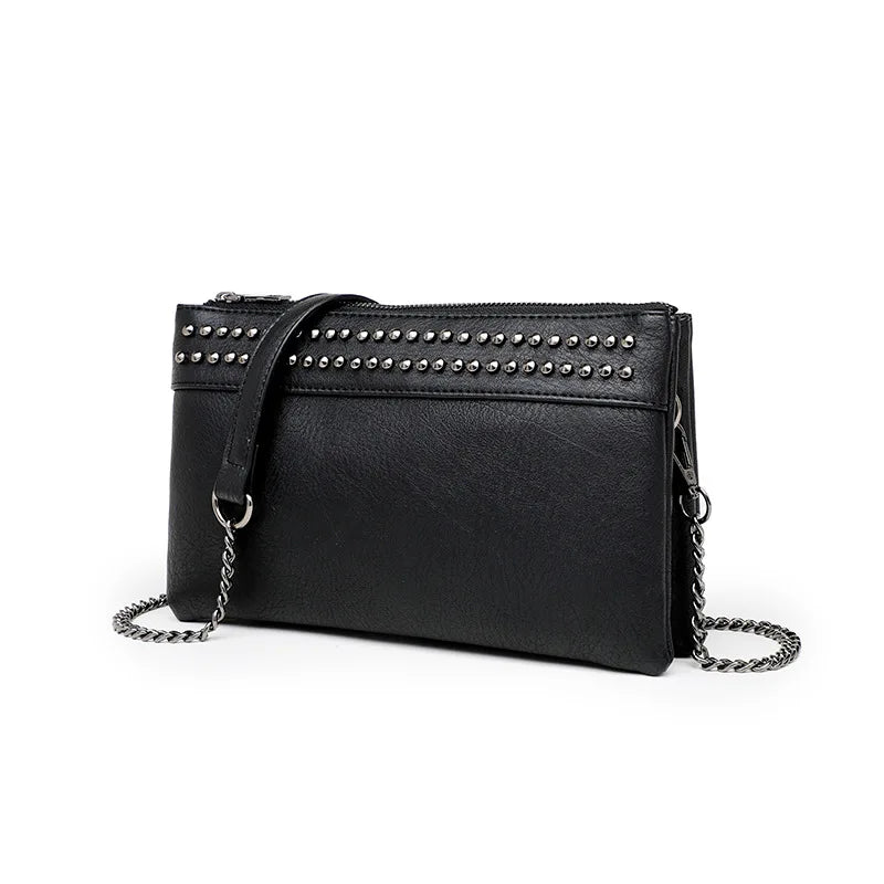 Women's Shoulder Bag Retro Multi-compartment Chain Small Bag