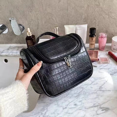 Women's Crocodile Pattern Makeup Storage Bag