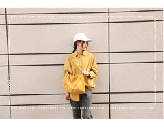 Canvas Messenger Bag Japanese Style Shoulder Bag Women