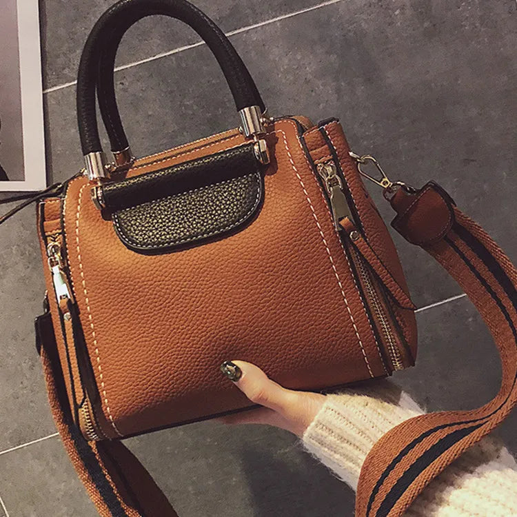 PU Leather Shoulder Bag Large Capacity Handbag