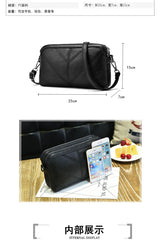 Women's PU Leather Shoulder Bag with Leaf Texture Detail