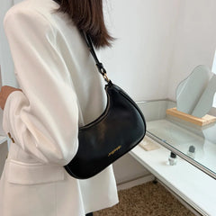 Vintage Style Leather Shoulder Bag for Women