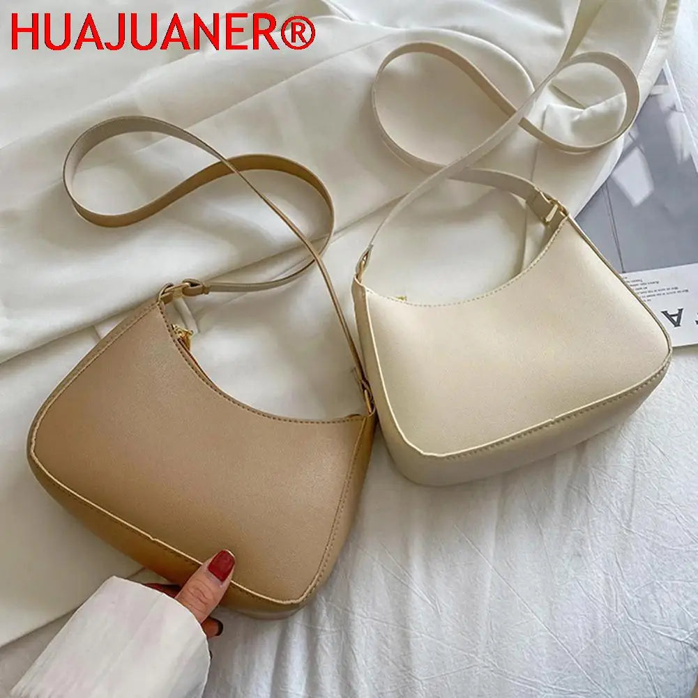 Retro PU Leather Shoulder Bag Women Handbag