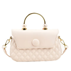 Women's PU Leather Crossbody Bag Solid Shoulder Bag