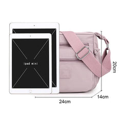 Women's Canvas Messenger Bag Large Capacity Shoulder Bag