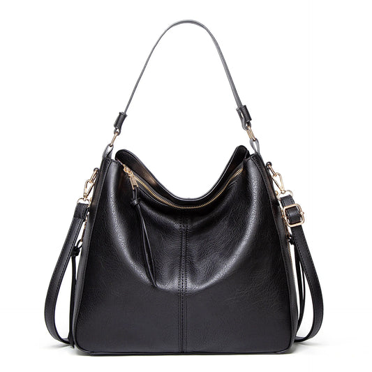 Women's PU Leather Shoulder Bag Crossbody Euro Casual Handbag Solid