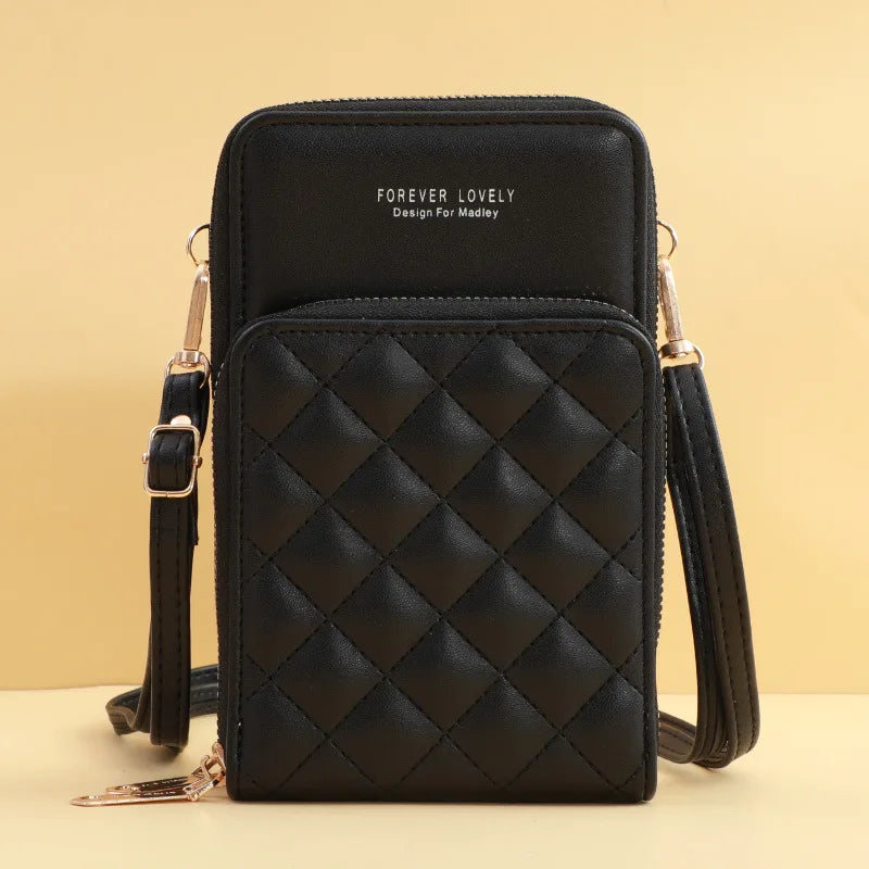 Women's Shoulder Bag PU Leather Mobile Phone Pack Wallet Crossbody Bag