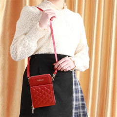 Women's Shoulder Bag PU Leather Mobile Phone Pack Wallet Crossbody Bag