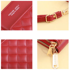 Women's Shoulder Bag PU Leather Mobile Phone Pack Wallet Crossbody Bag