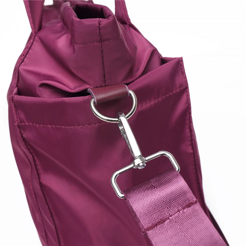 Waterproof Nylon Women's Shoulder Bag Large Capacity Crossbody Bag