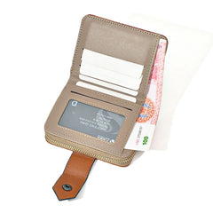 Small Handheld Bag Solid Color Minimalist Wallet for Business Trip