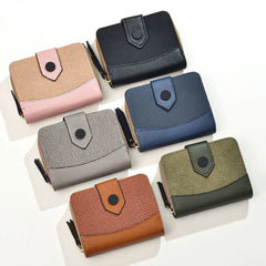 Small Handheld Bag Solid Color Minimalist Wallet for Business Trip