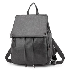 Waterproof Leather Women's Backpack Large Capacity Female Bag