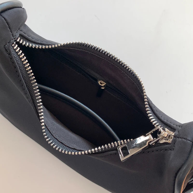 Nylon Half Moon Female Bag Whole
