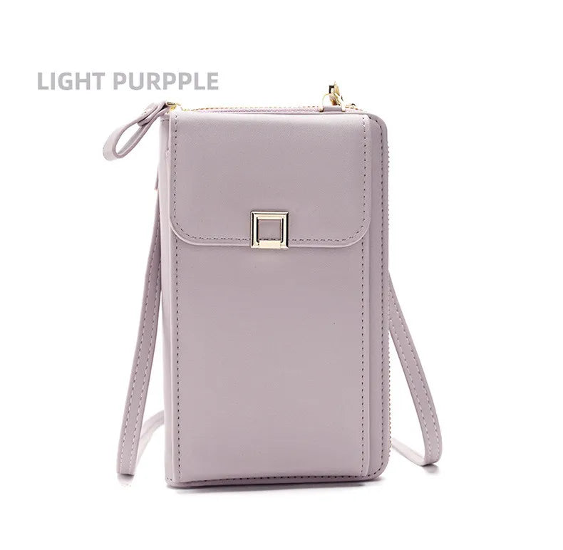 Small Crossbody Bag Women Mini PU Leather Shoulder Messenger Bag Purse
