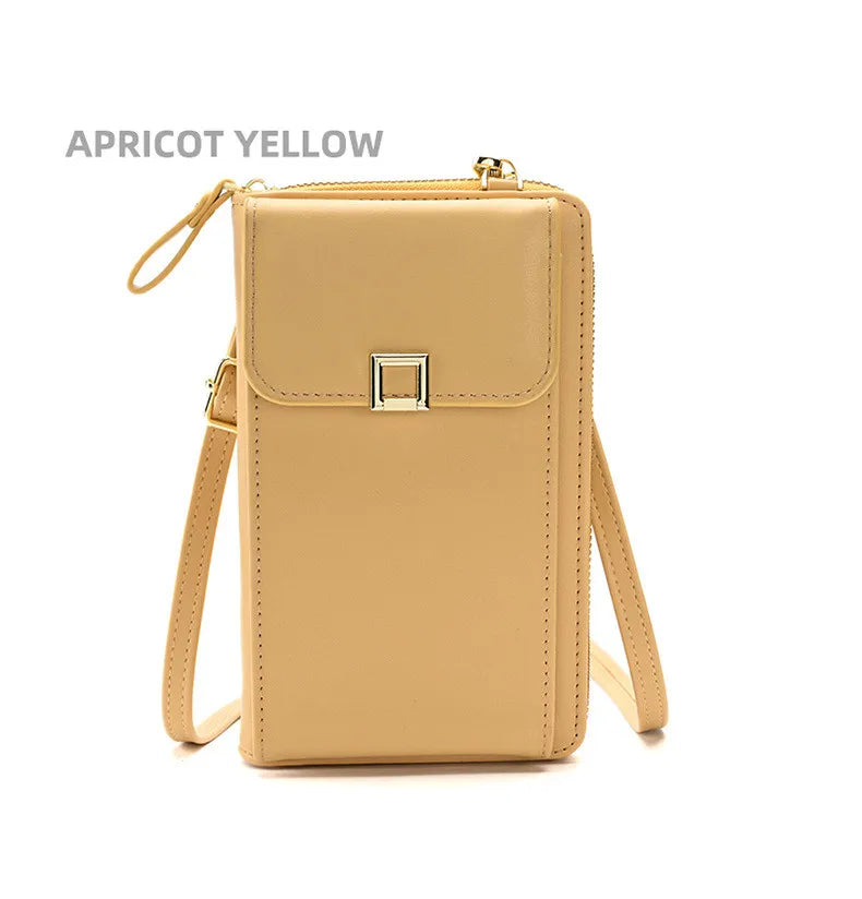 Small Crossbody Bag Women Mini PU Leather Shoulder Messenger Bag Purse