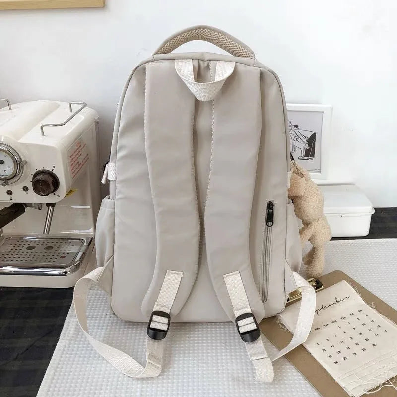 Nylon Laptop Backpack for Women Waterproof Travel Backpacks