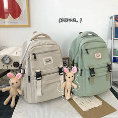 Nylon Laptop Backpack for Women Waterproof Travel Backpacks