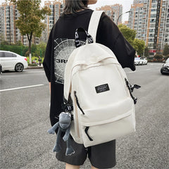 Nylon Women's Backpack Large School Bag Female Student Rucksack