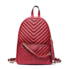 PU Backpack All Travel Leisure Rivet Backpack