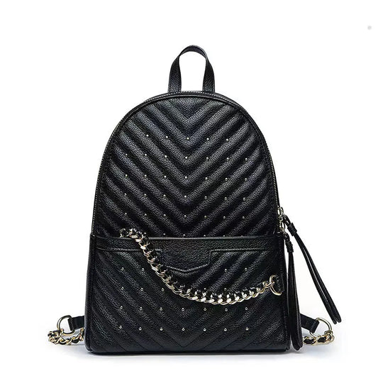 PU Backpack All Travel Leisure Rivet Backpack
