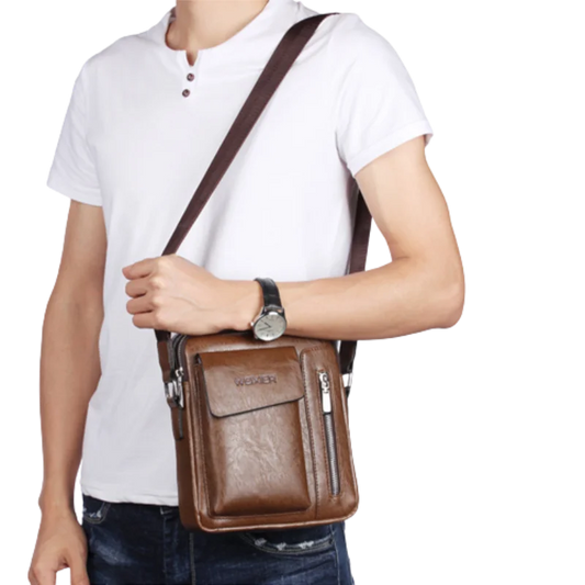 Men's Anti-theft Waterproof Crossbody Bag for Short Trips
