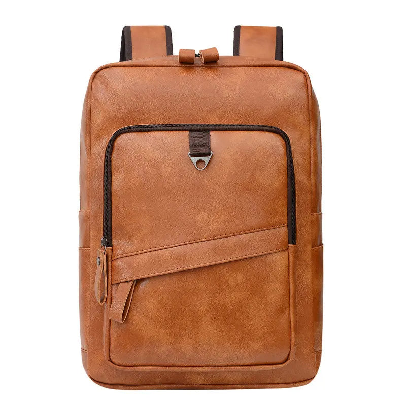 PU Leather Travel School Backpacks Women Men Casual Handbag Teenager Stude