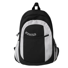 Patchwork Woman Backpack High Capacity Laptop Schoolbag For Teenage