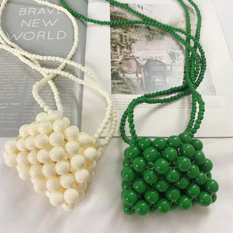 Retro Mini Bead Bag Handheld