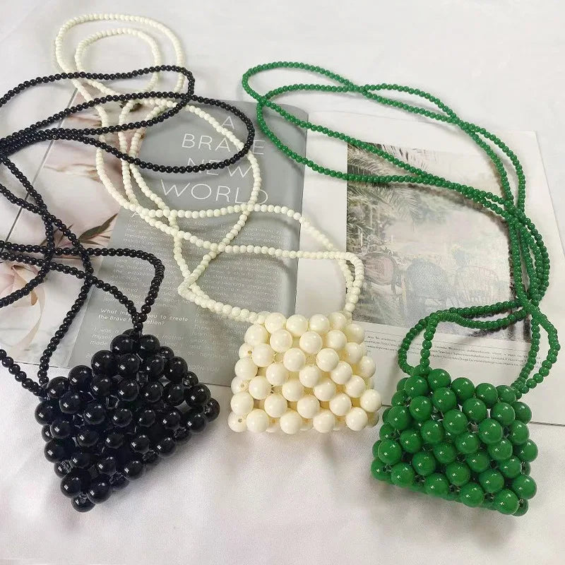 Retro Mini Bead Bag Handheld