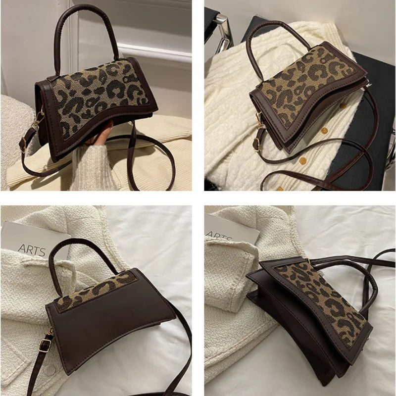 Retro PU Leather Shoulder Bag Messenger Bag for Women