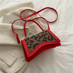 Retro PU Leather Shoulder Bag Messenger Bag for Women