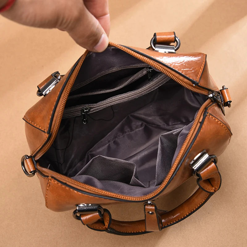 Retro Backpack Women High Multifunction Small Bagpack For Girls