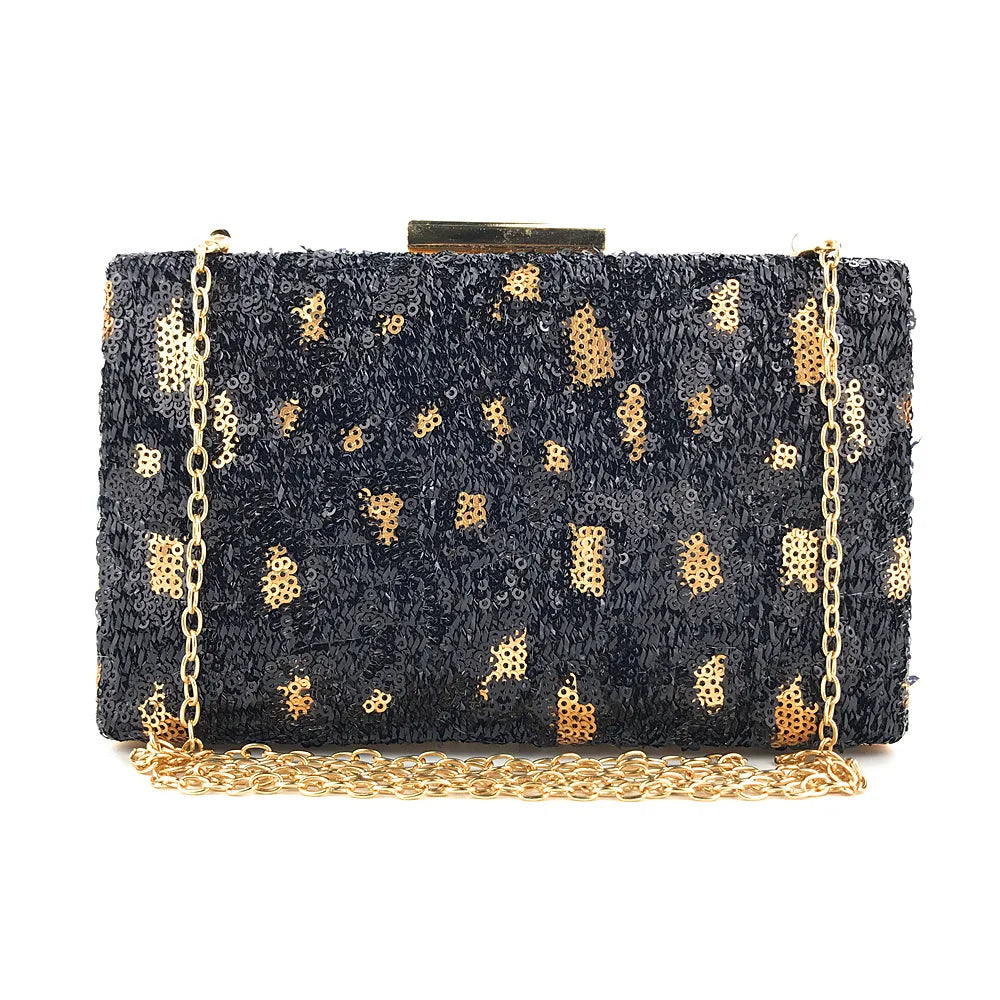 Sequins Evening Clutch Bags Bling Wallets Chain Shoulder Bags MN1693