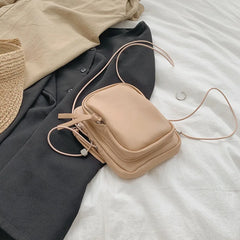 Soft Cloud Mobile Phone Bag Shoulder Handbag Retro Purse