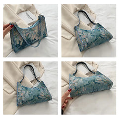 Check Women's Shoulder Bag PU Leather Handbags