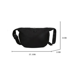 Women's Large Capacity Crossbody Bag Solid Shoulder Messenger Bag