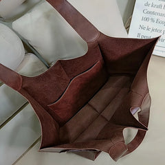 Large-capacity Women's Shoulder Bag Soft Leather Tote