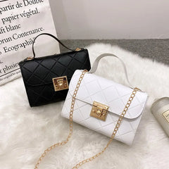 Small Messenger Handbag Women Shoulder Bag Embossed Ladies C