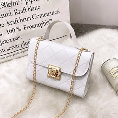 Small Messenger Handbag Women Shoulder Bag Embossed Ladies C