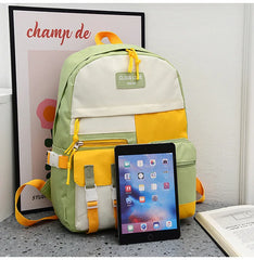 Spring Canvas Backpack Women Harajuku Large-Capacity
