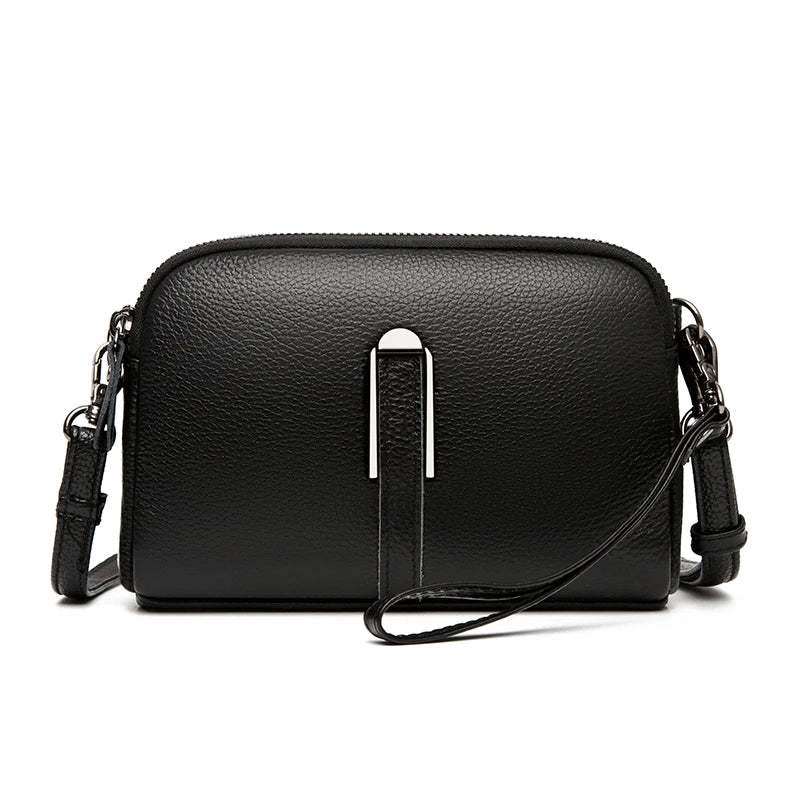 Spring Cross Shoulder Bag Small Real Cow Leather Women Messenger Bag